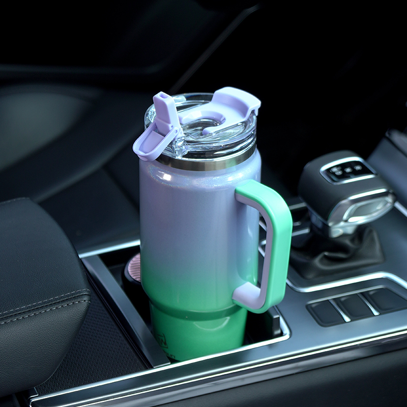 Manufacturer Double Lids 2 IN 1 Wholesale Stainless Steel Coffee Cups Tumbler For Christmas