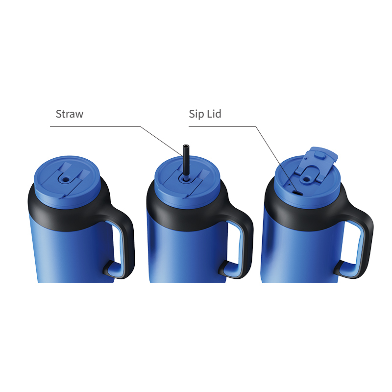 VIGOR Series New Outdoor Camping 64oz Insulated Cups Tumbler With Handle Termos Mug