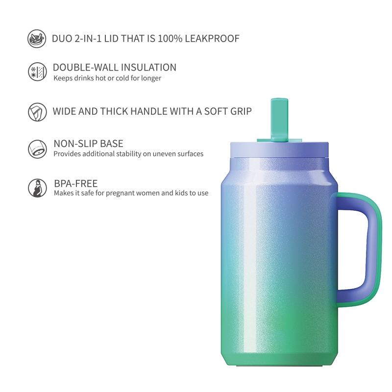 Wholesale Adventure Tumbler Mugs Cups With Lid And Straw Custom Coffee Cups For Christmas Gift