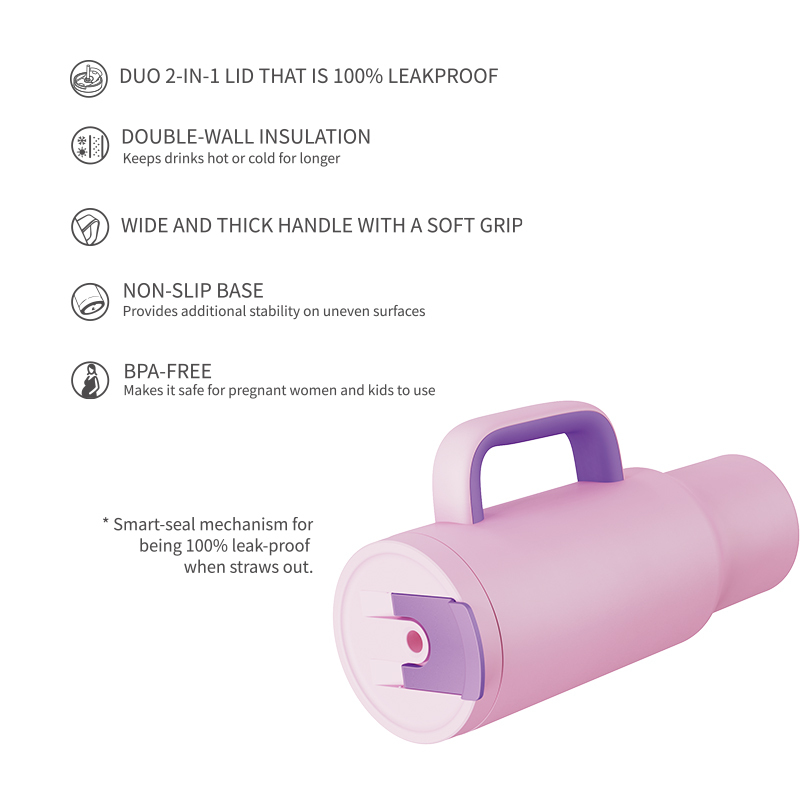 Christmas Gift 40 Oz Insulated Tumbler With Straw And Handle China Manufacturer