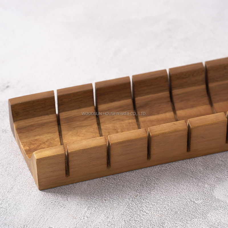 Woodsun Baguette Bread Cutting Board Wood Bread Board With Scale