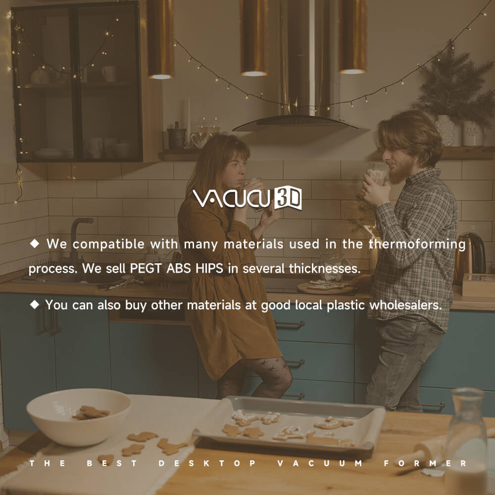 VACUCU3D A3 The Desktop Vacuum Forming Machine Create Prototypes Molds and Casts in Classroom Kitchen