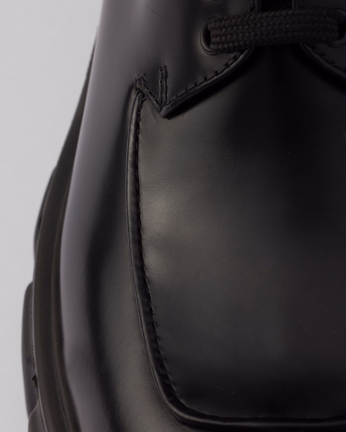 Monolith brushed leather lace-up shoes