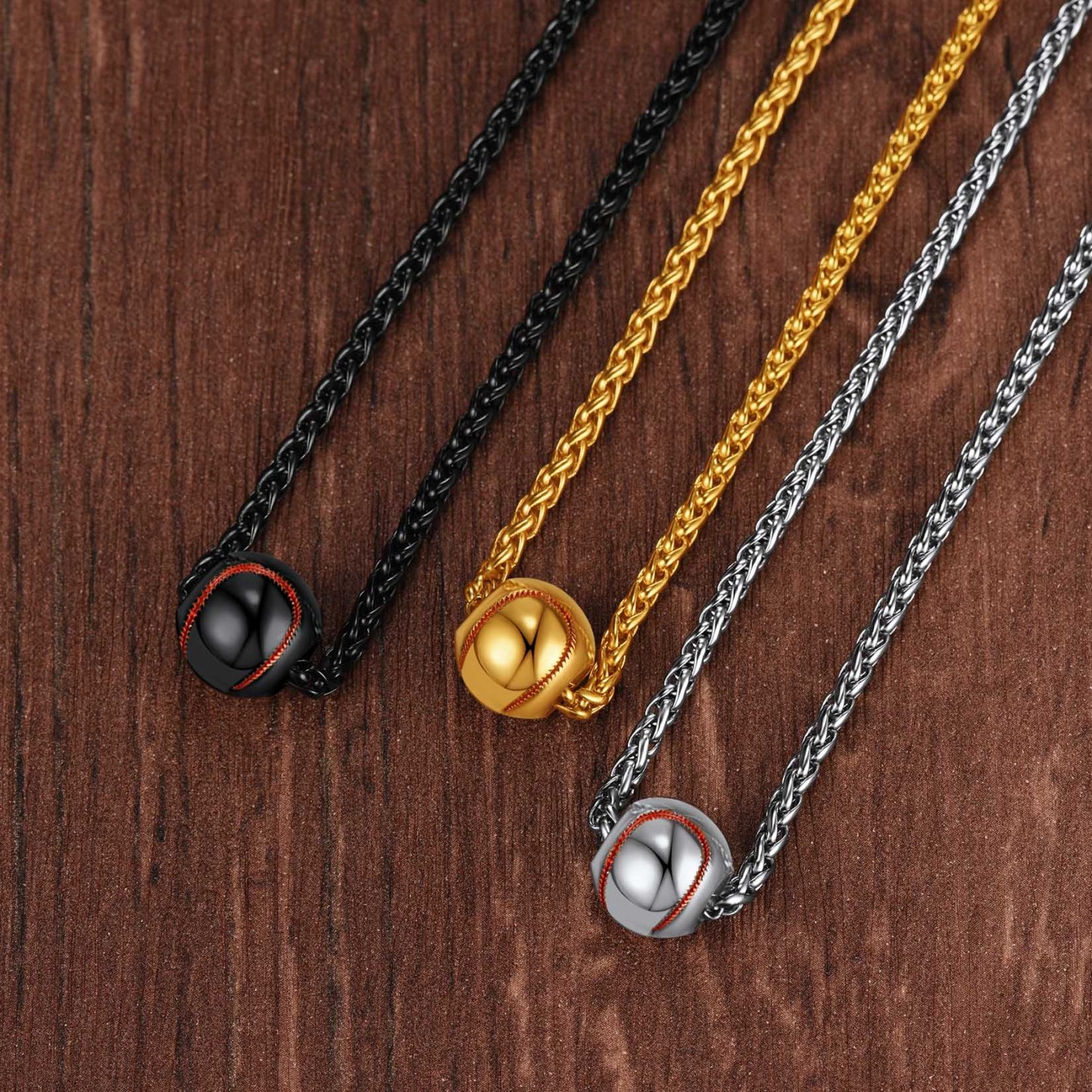  Customized Baseball Necklace Sports Pendant