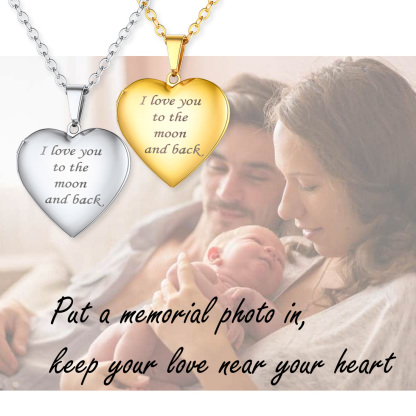 Personalized Locket Necklace with Pictures 