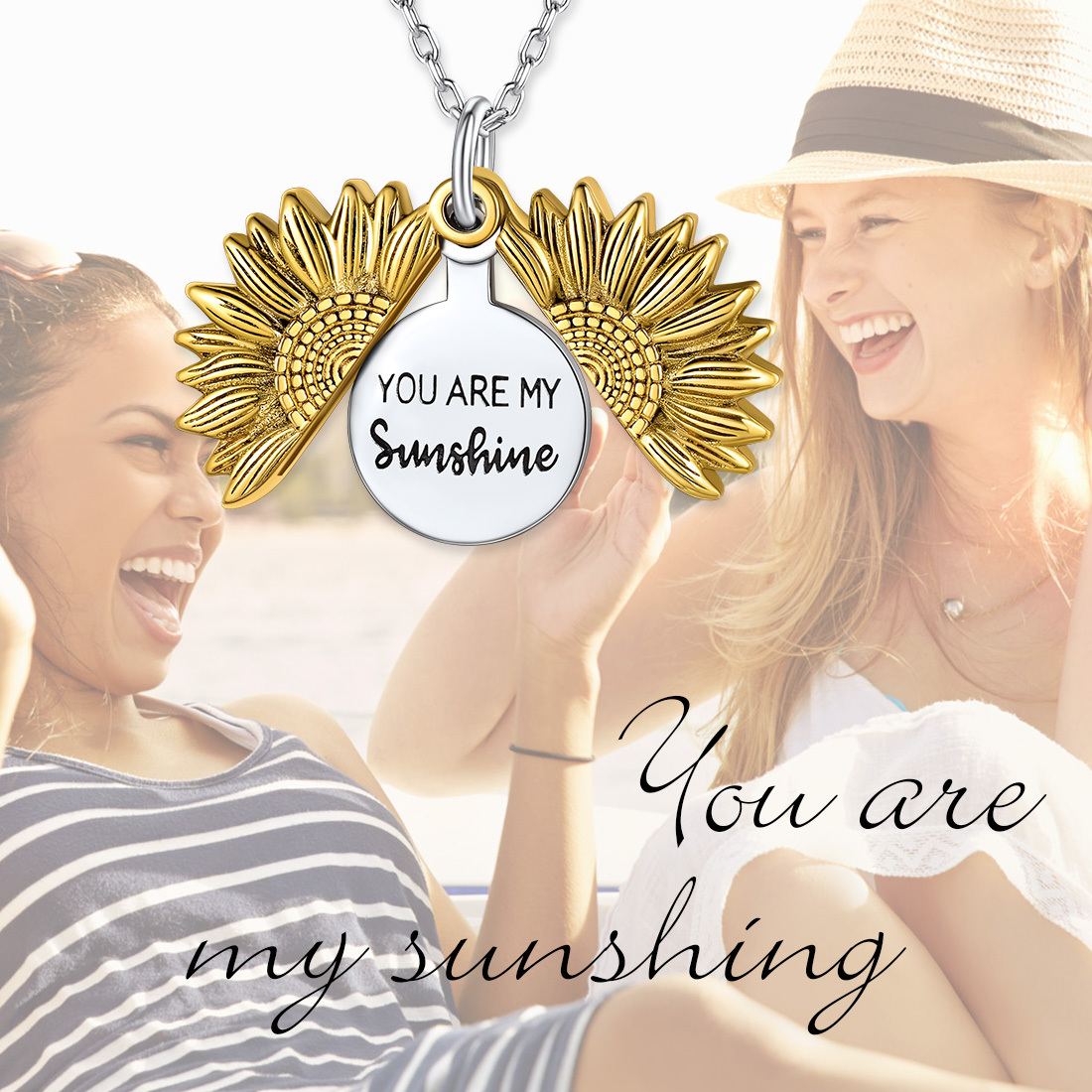 Custom Engraved Locket Necklace for Women