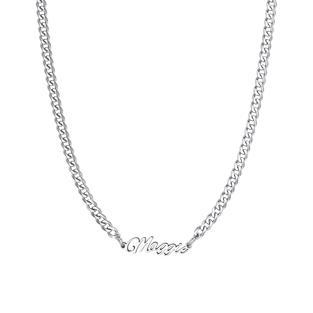 Custom Multi-Name Cuban Link Necklace 3MM