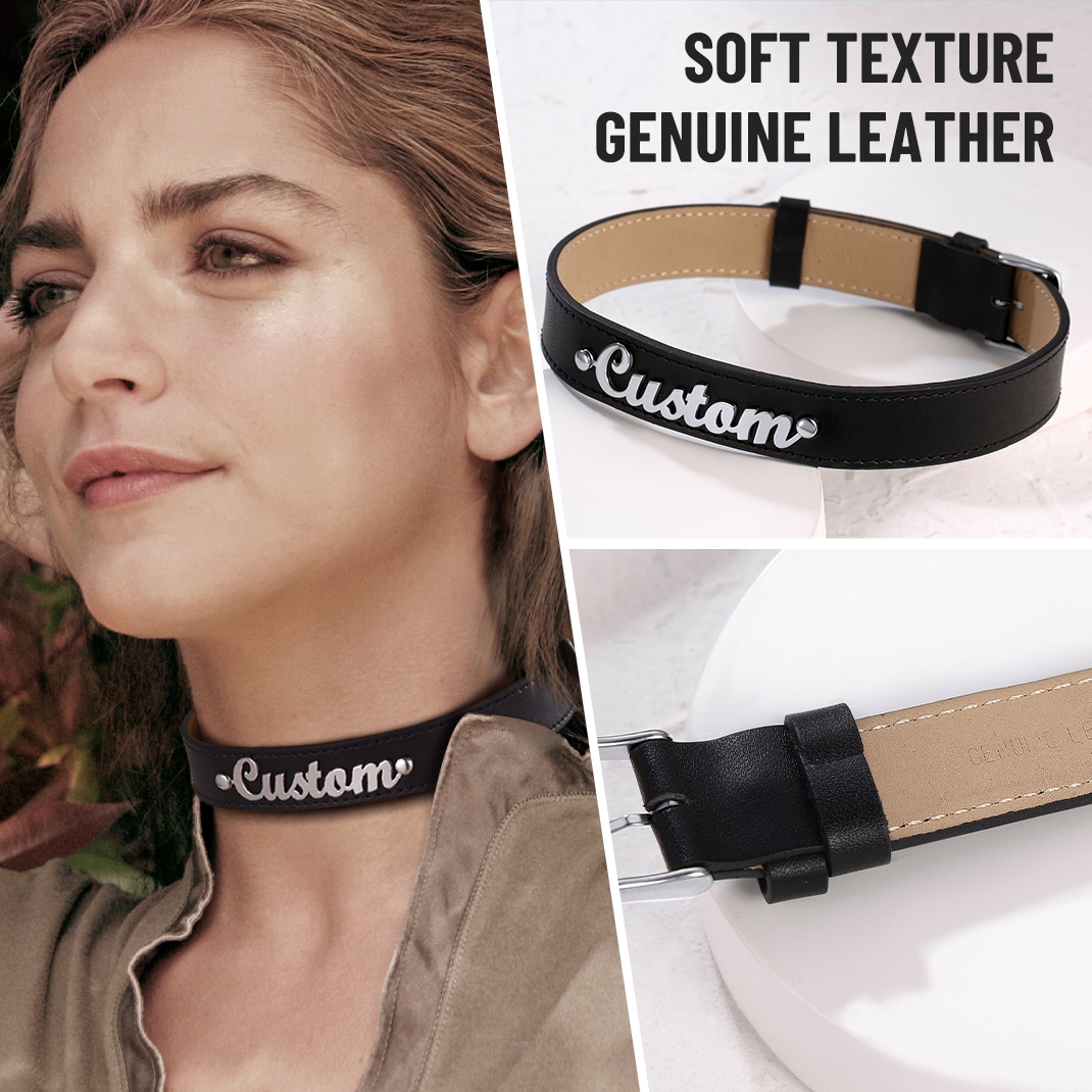 Personalized Name Choker Necklace for Women