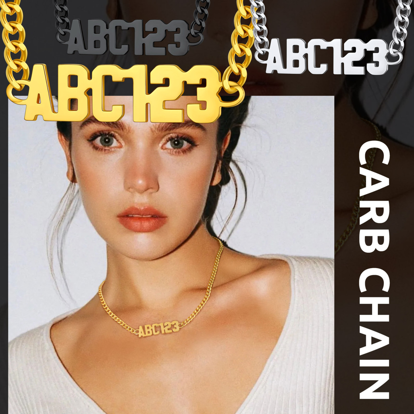 Personalized Necklace Curb Chains for Men