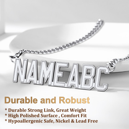 custom  Name Necklace for Men