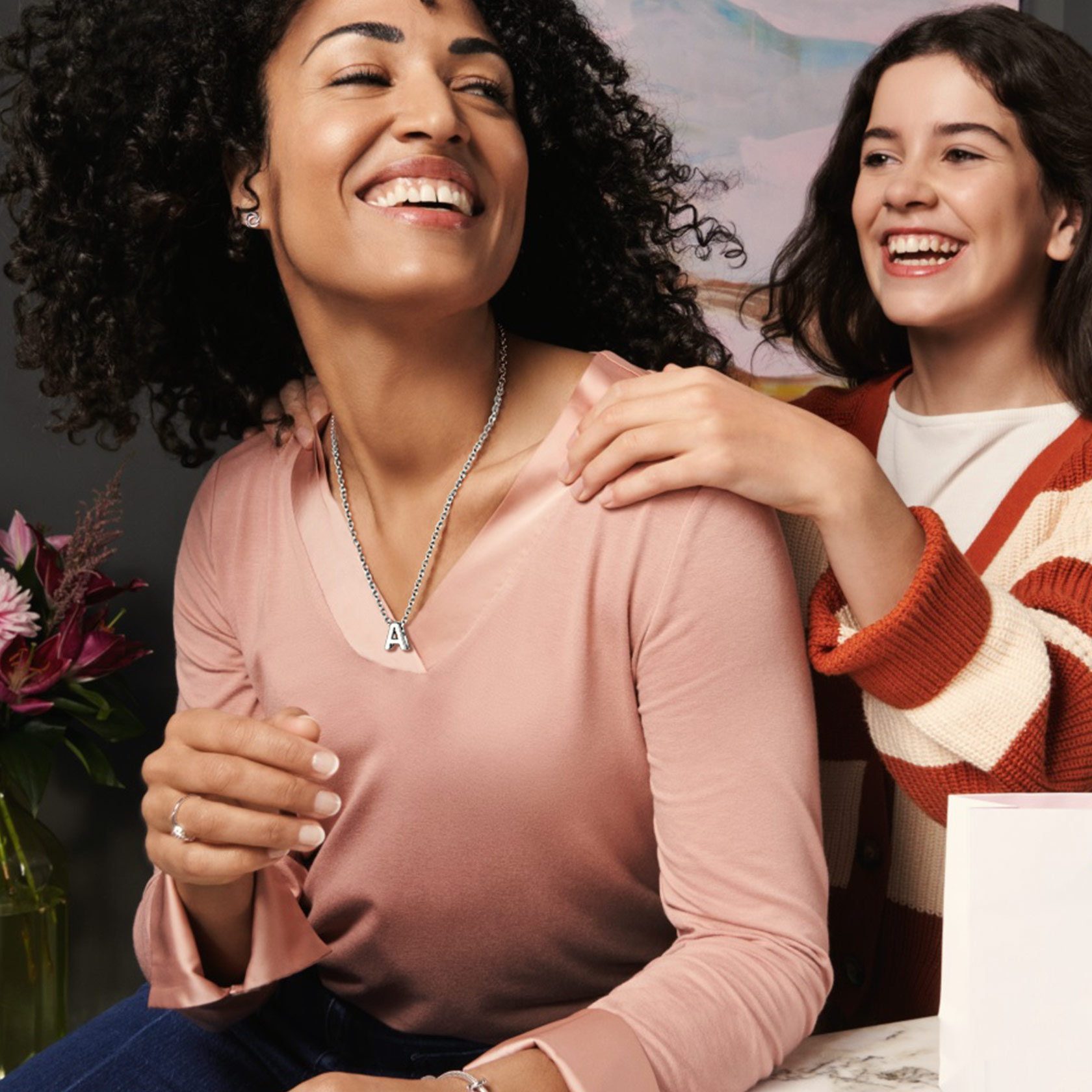 925 Sterling Silver A-Z Initial Necklace For Women