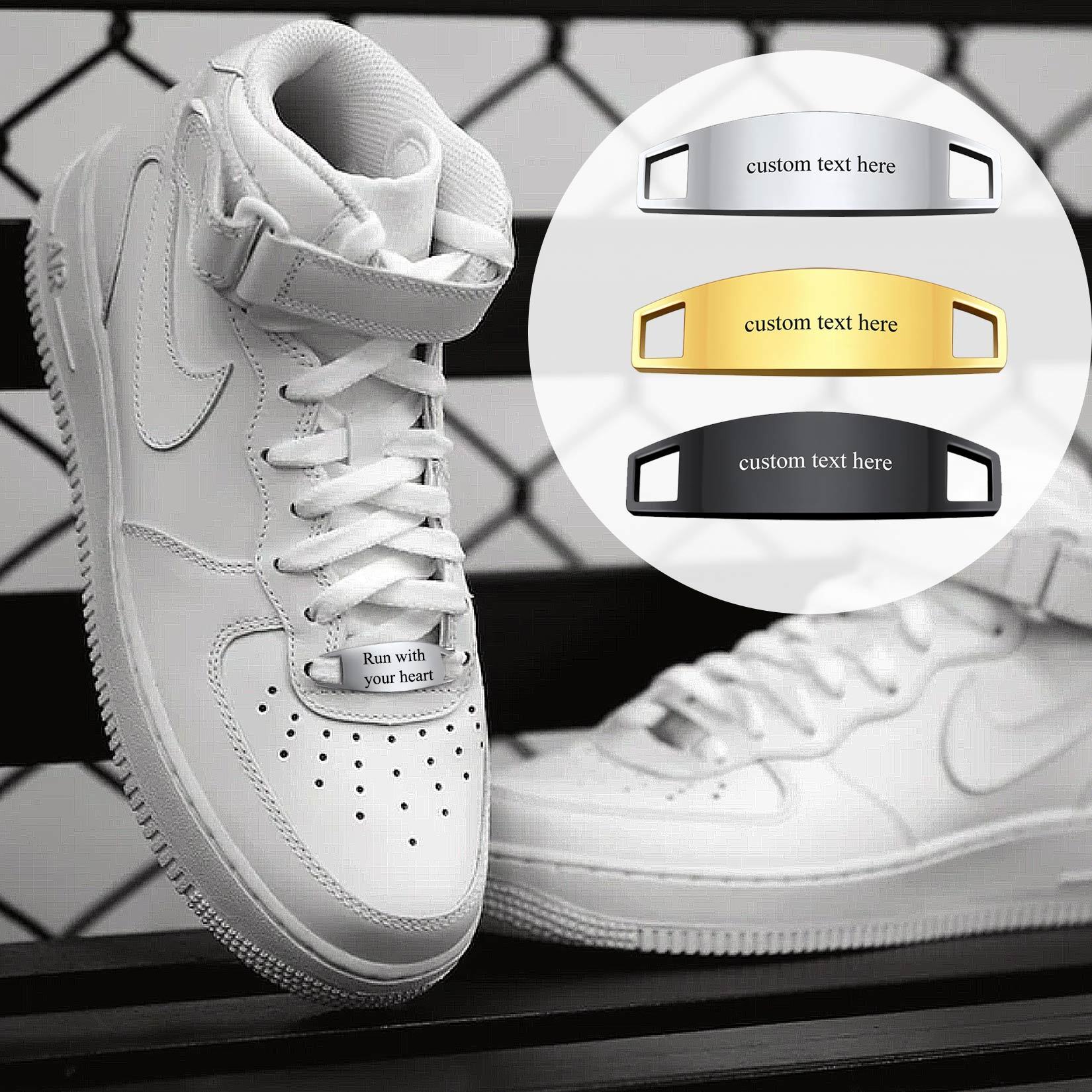 Personalized Engraved 2Pcs ShoeLace ID Tag Shoe Buckles for Men model collection