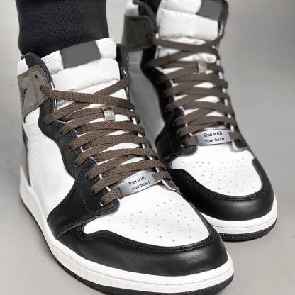 Personalized Engraved 2Pcs ShoeLace ID Tag Shoe Buckles for Men model silver