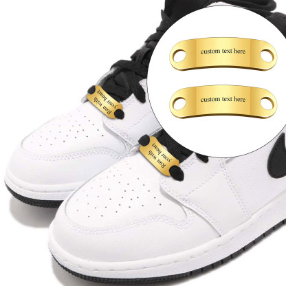 2PCS Custom Name Shoelace Buckle model