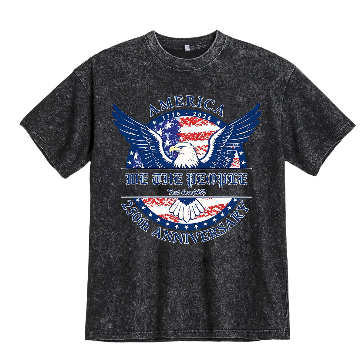 USA 250th Anniversary Bald Eagle Vintage Tee