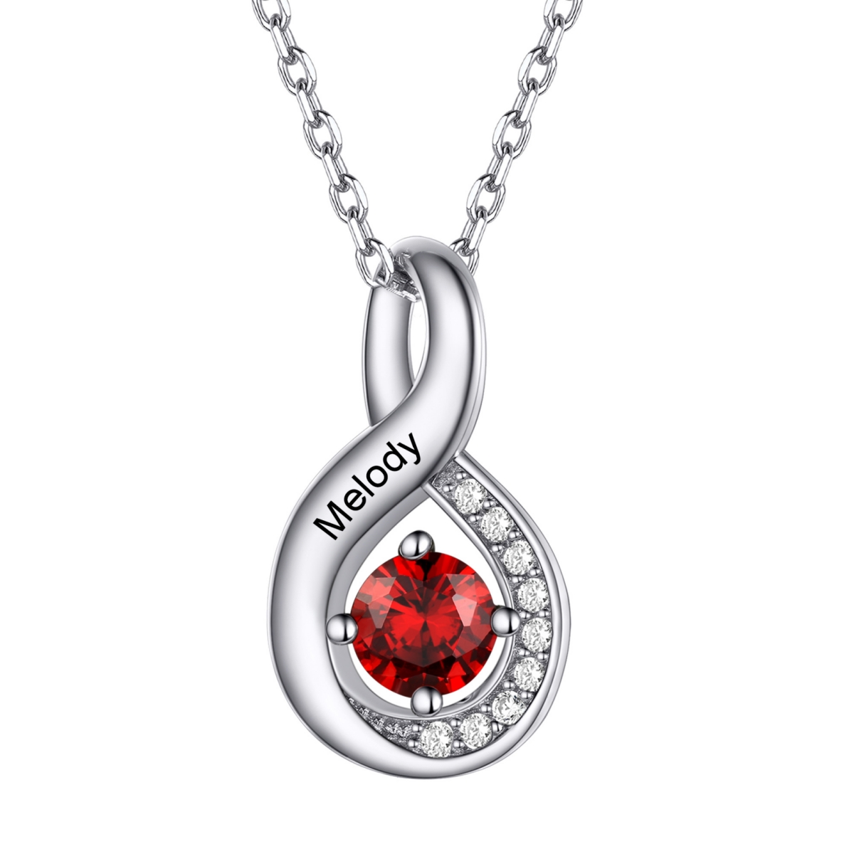 Birthstone Necklace For Mom Stones With Name Birthstone Necklace