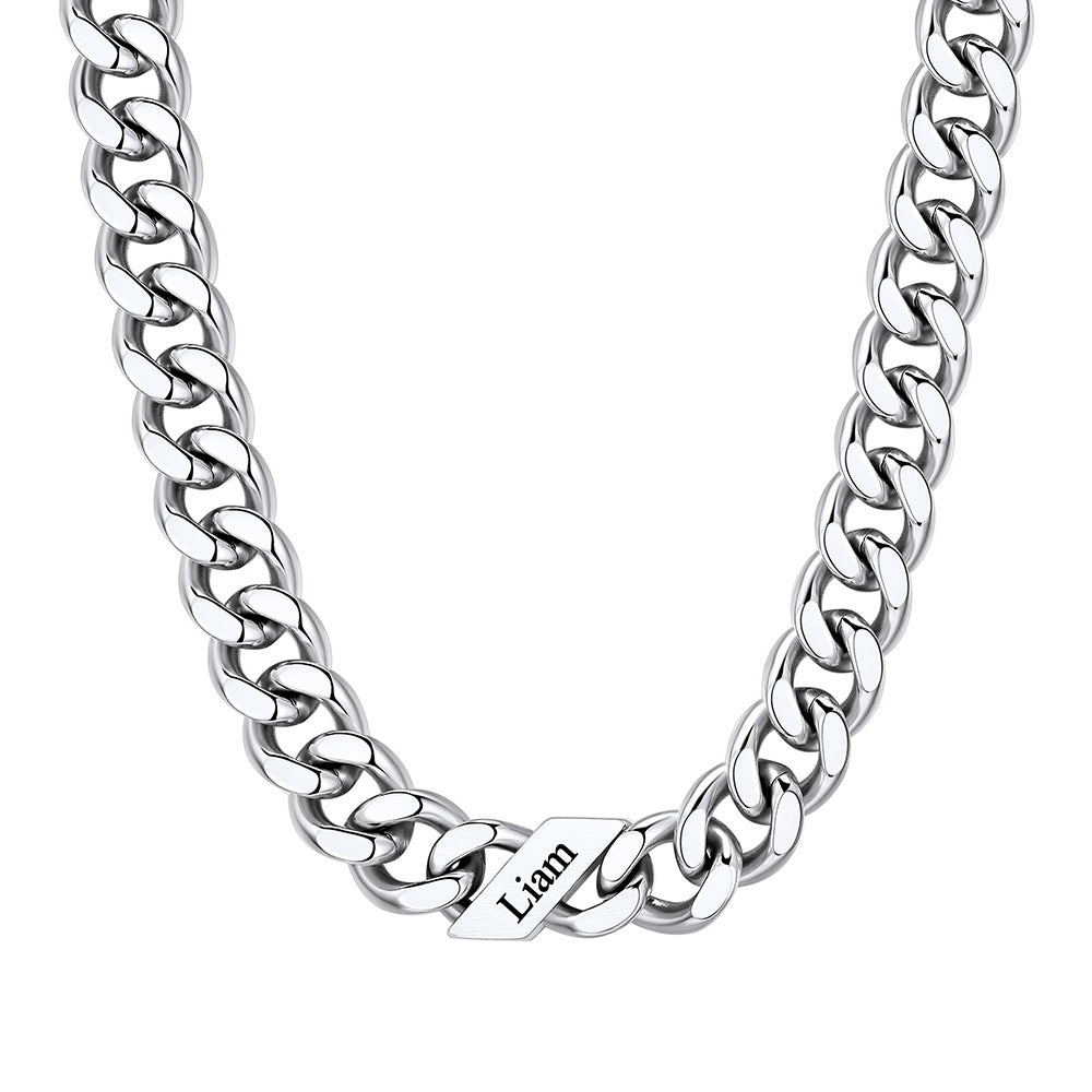 Custom Names Cuban Chain Necklace 7/9/12MM