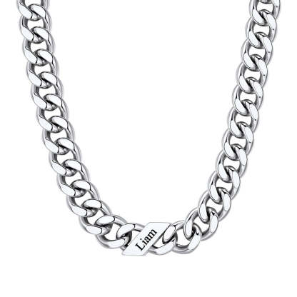 Custom Names Cuban Chain Necklace 7/9/12MM