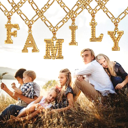 14K Gold Initial Necklaces