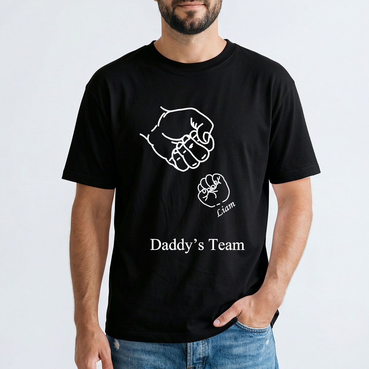 Custom Rock Paper Scissors Shirt for Dad