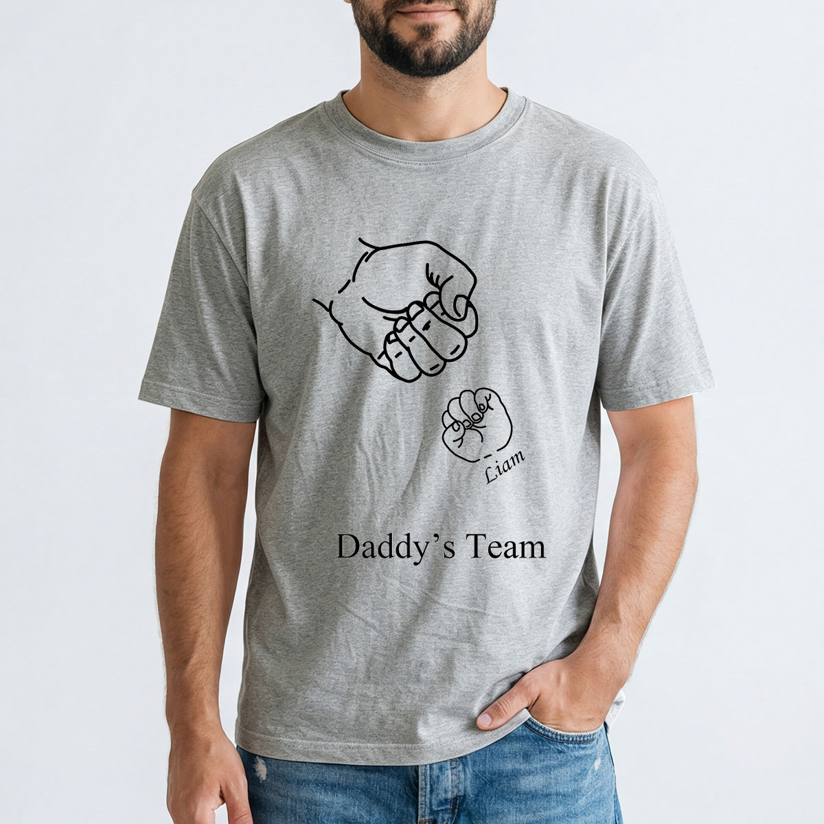 Custom Rock Paper Scissors Shirt for Dad