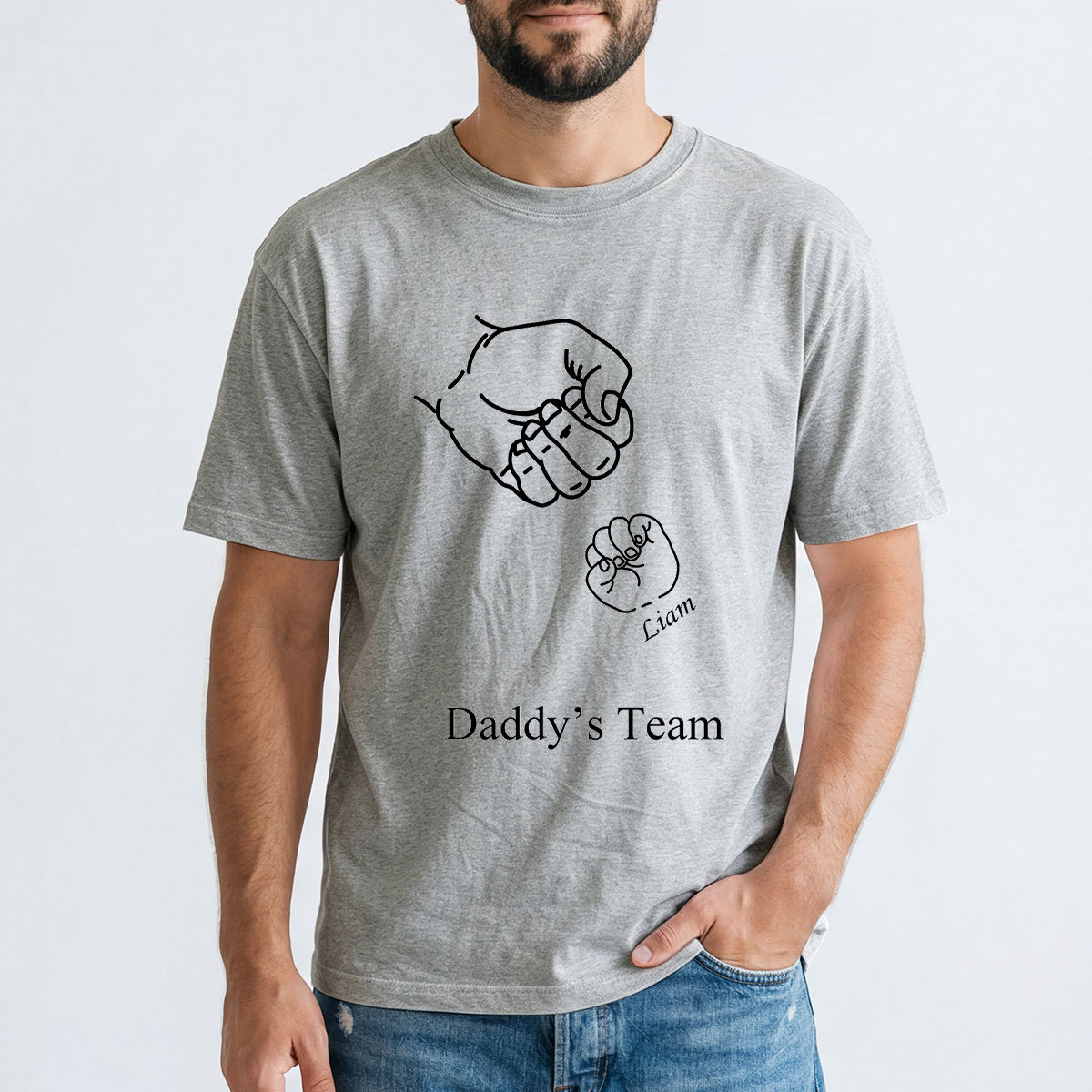Custom Rock Paper Scissors Shirt for Dad