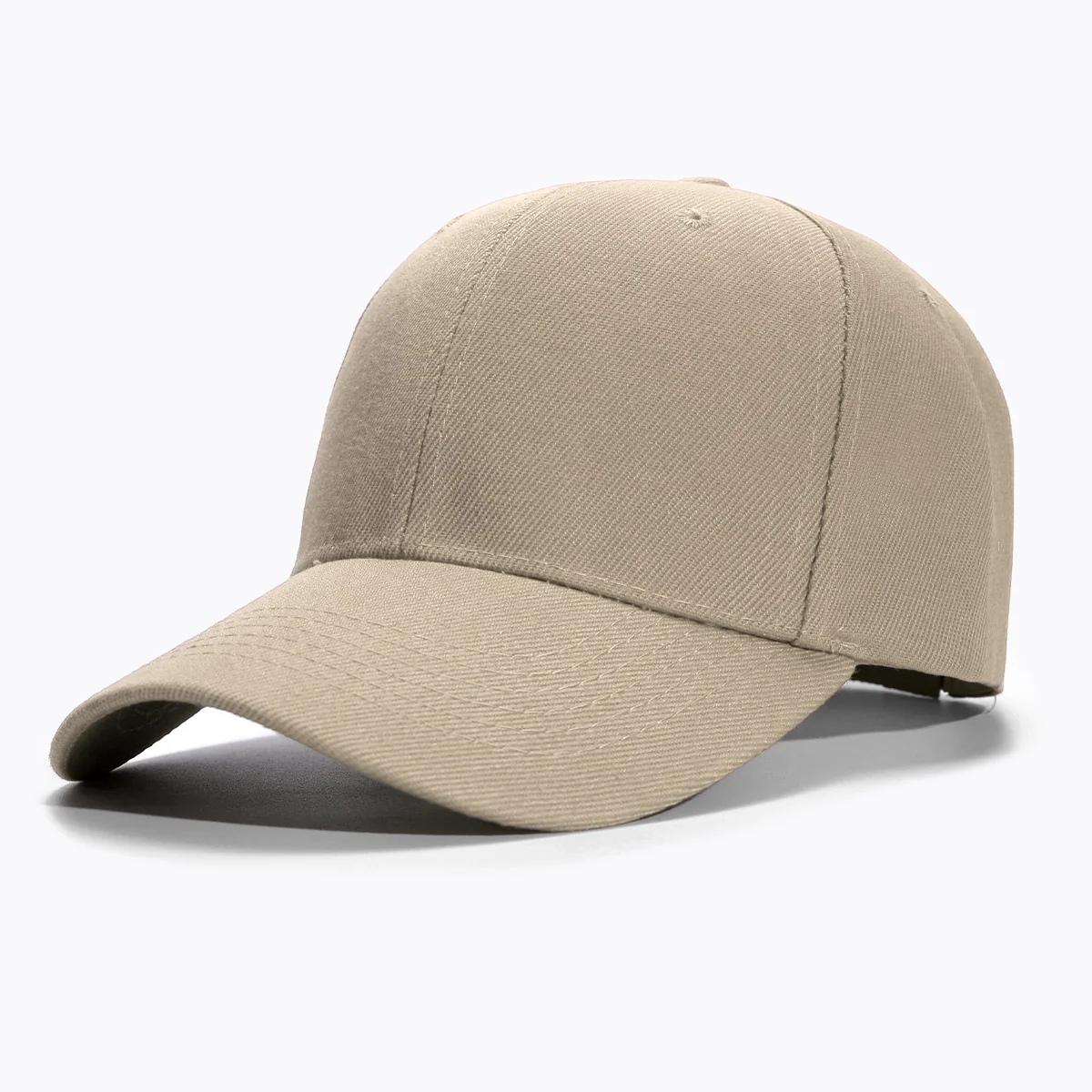 Custom Khaki Hat Baseball Cap with Embroidery 