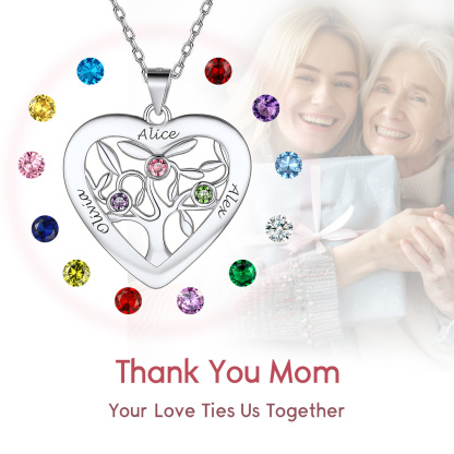 Family Tree Necklace for mom