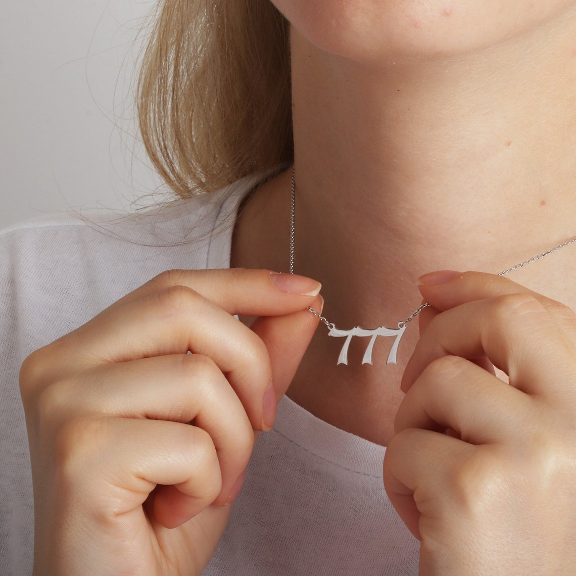 Personalized Angel Number Necklace for Women