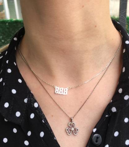 Personalized Angel Number Necklace for Women