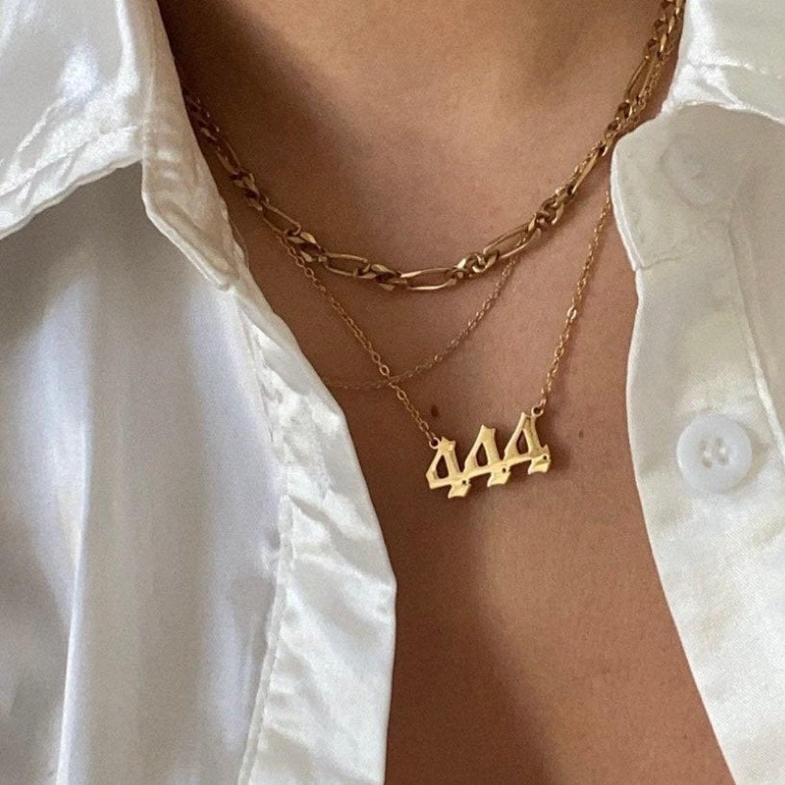 Personalized Angel Number Necklace for Women