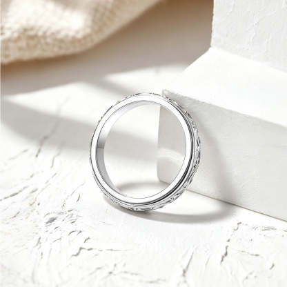 Flash Sale Sterling Silver Celtic Knot Fidget Ring