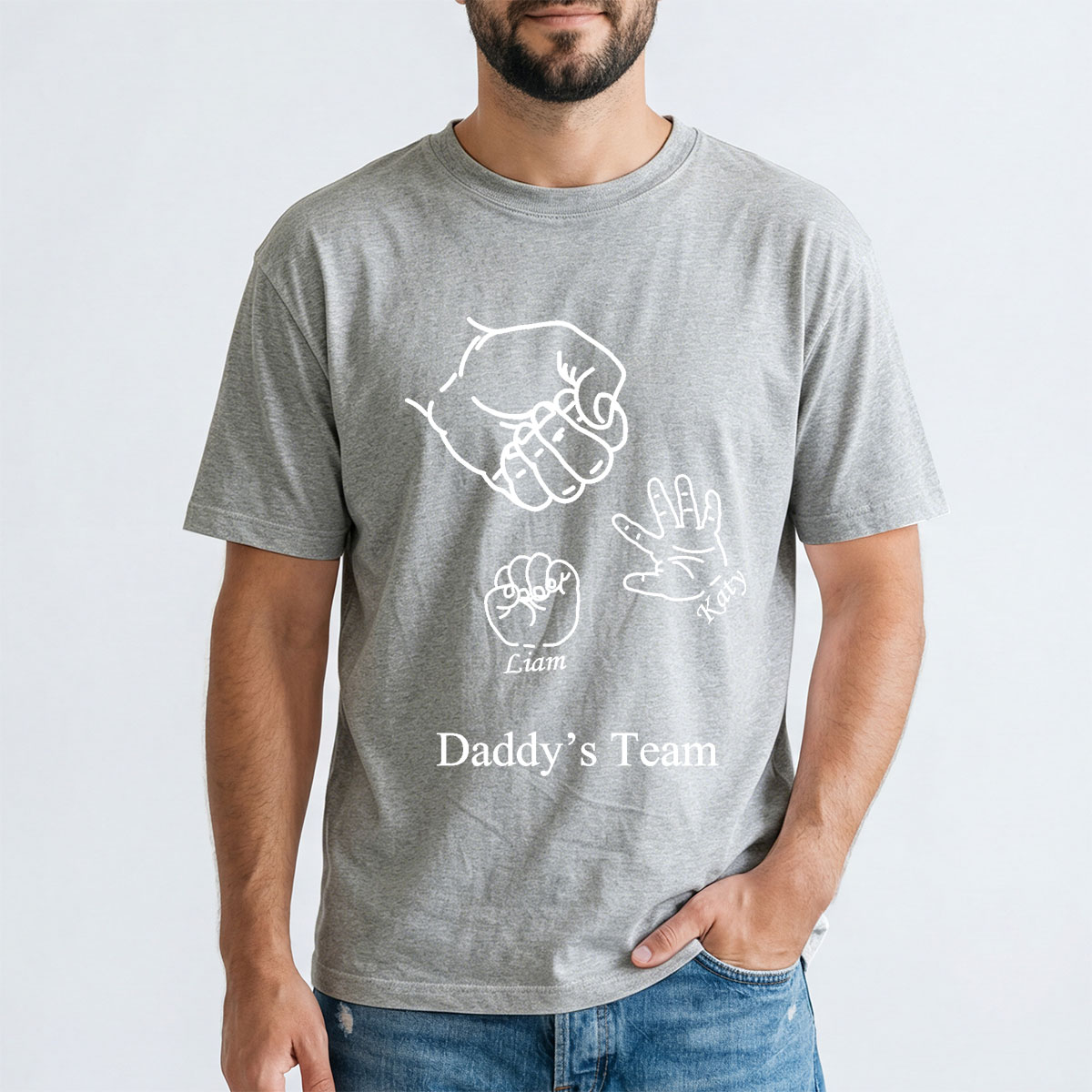 Custom Rock Paper Scissors Shirt for Dad