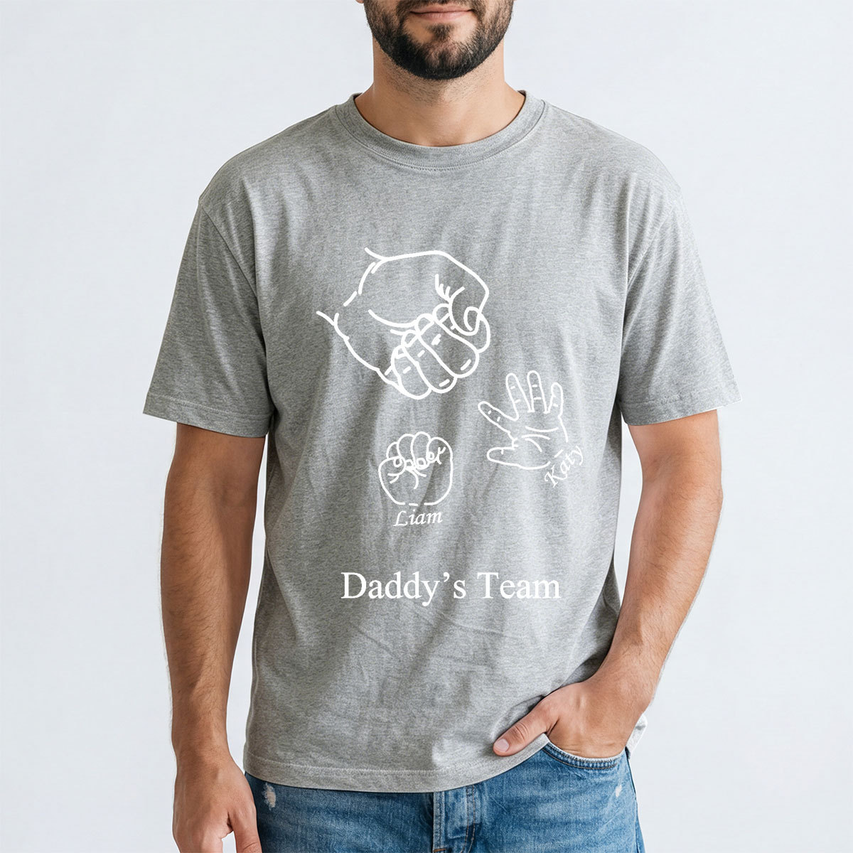 Custom Rock Paper Scissors Shirt for Dad