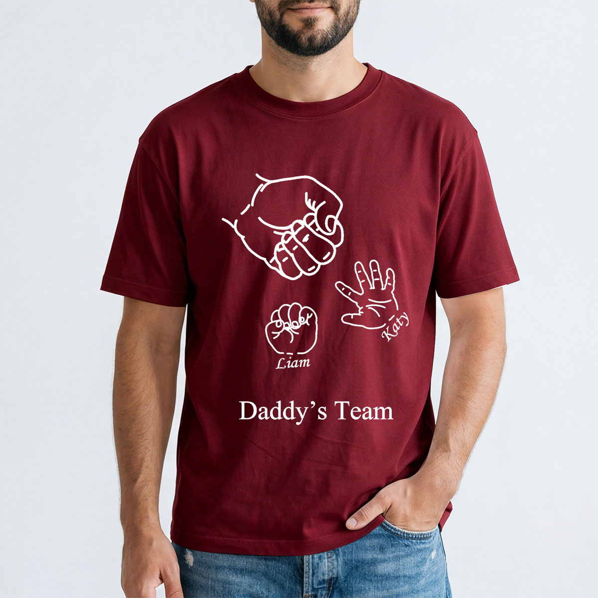 Custom Rock Paper Scissors Shirt for Dad
