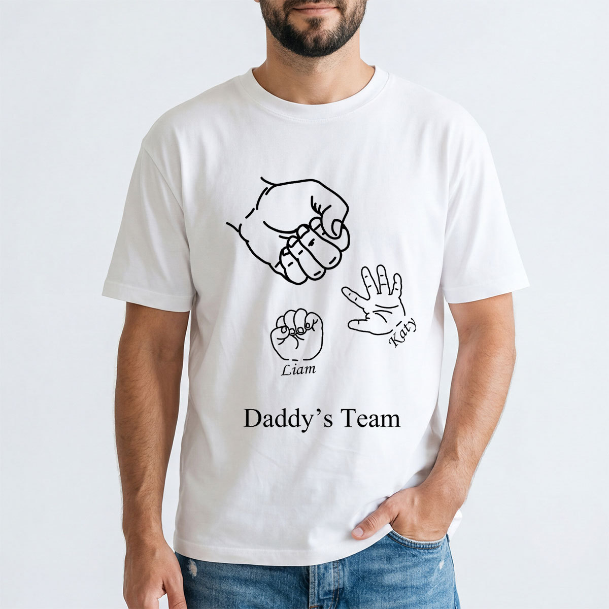 Custom Rock Paper Scissors Shirt for Dad