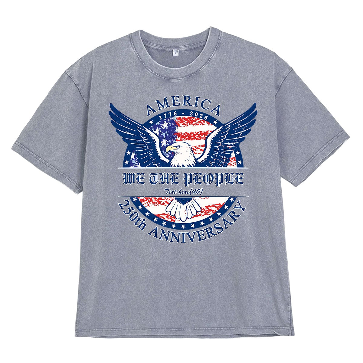 USA 250th Anniversary Bald Eagle Vintage Tee