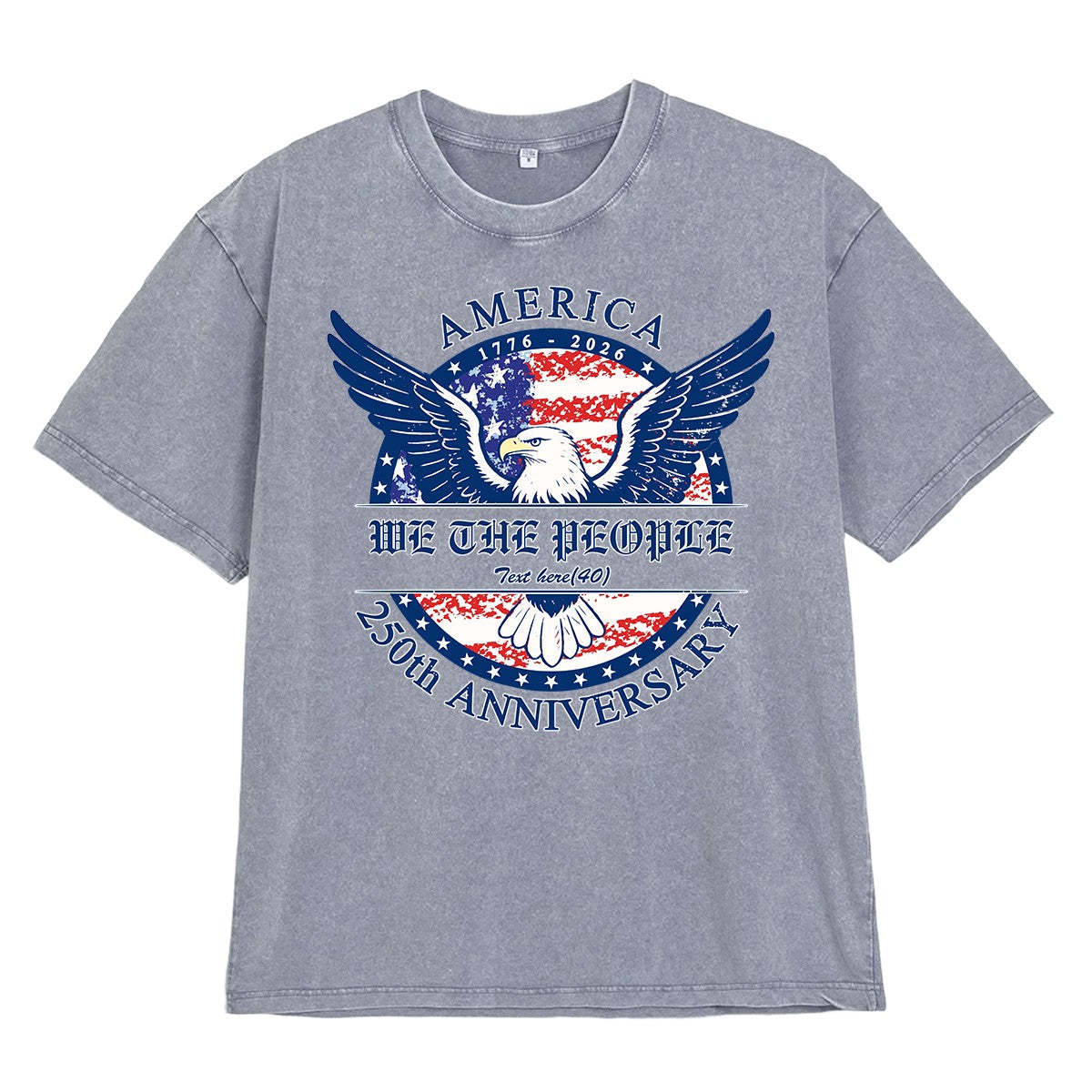USA 250th Anniversary Bald Eagle Vintage Tee