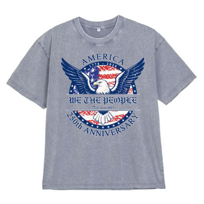 USA 250th Anniversary Bald Eagle Vintage Tee