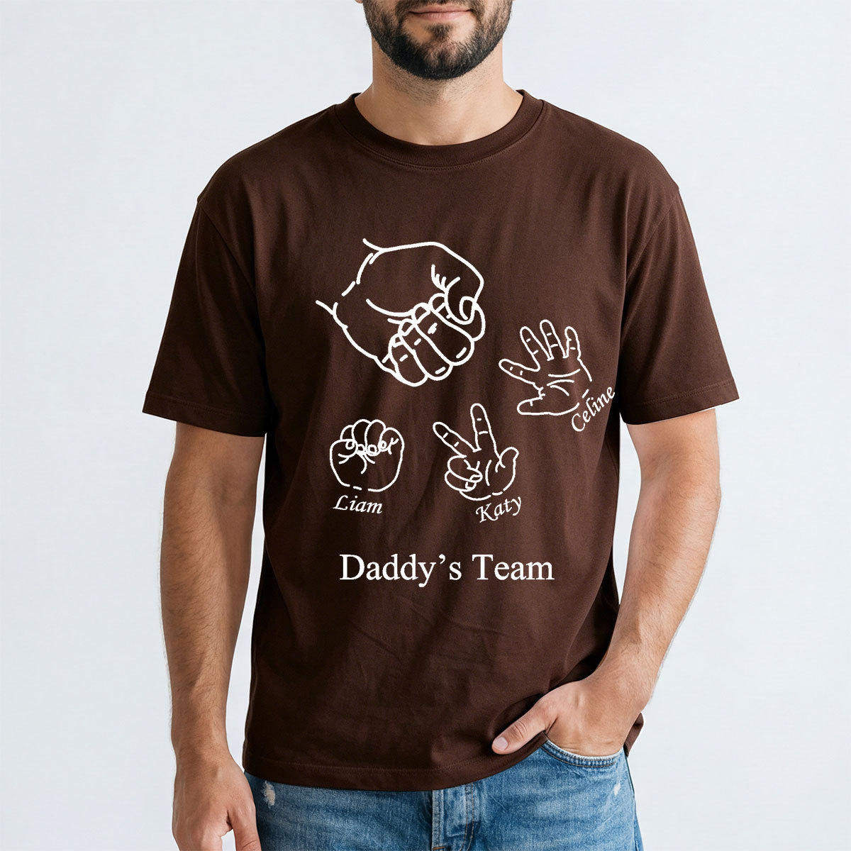 Custom Rock Paper Scissors Shirt for Dad