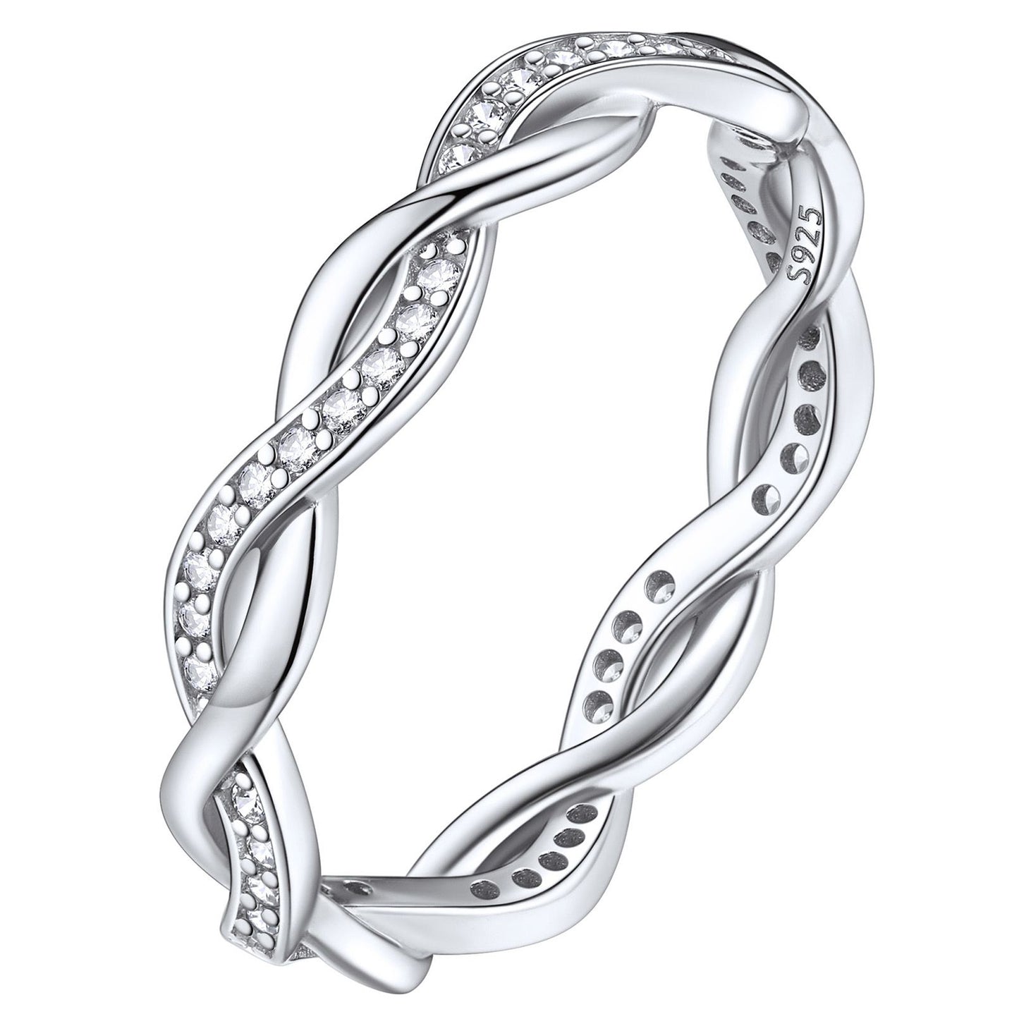 Flash Sale Sterling Silver Twisted Band Ring