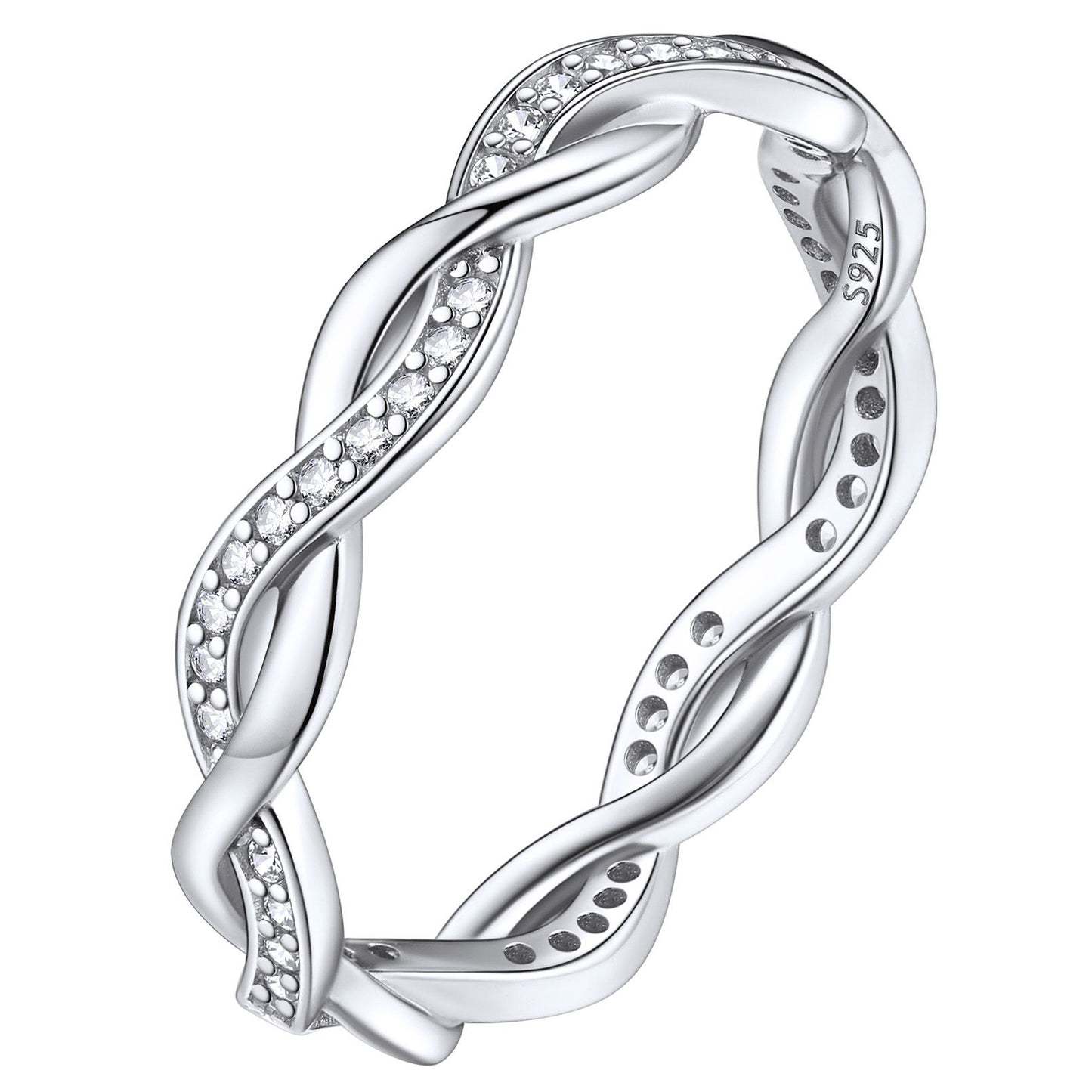 Flash Sale Sterling Silver Twisted Band Ring