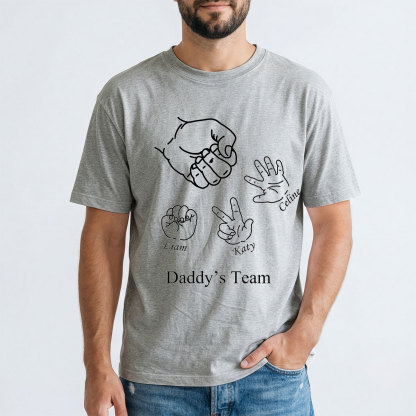 Custom Rock Paper Scissors Shirt for Dad