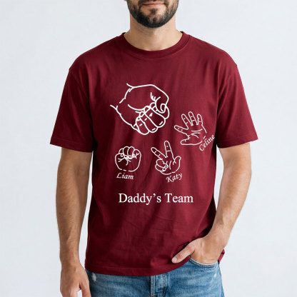 Custom Rock Paper Scissors Shirt for Dad