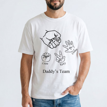 Custom Rock Paper Scissors Shirt for Dad