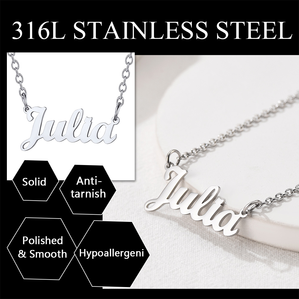 Personalized Name Necklace Christmas Gift For Women
