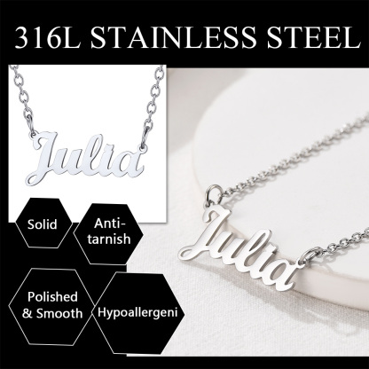 Personalized Name Necklace Christmas Gift For Women