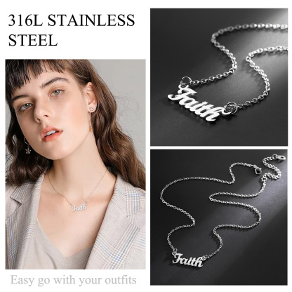 Personalized Name Necklace Christmas Gift For Women