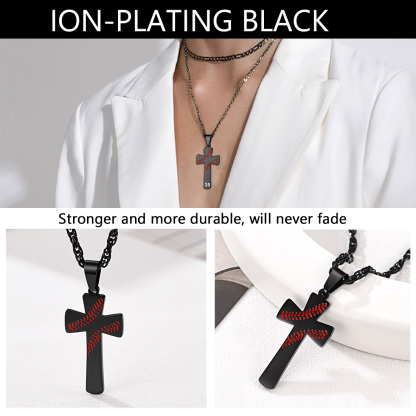 l Cross Sports Necklace for Men