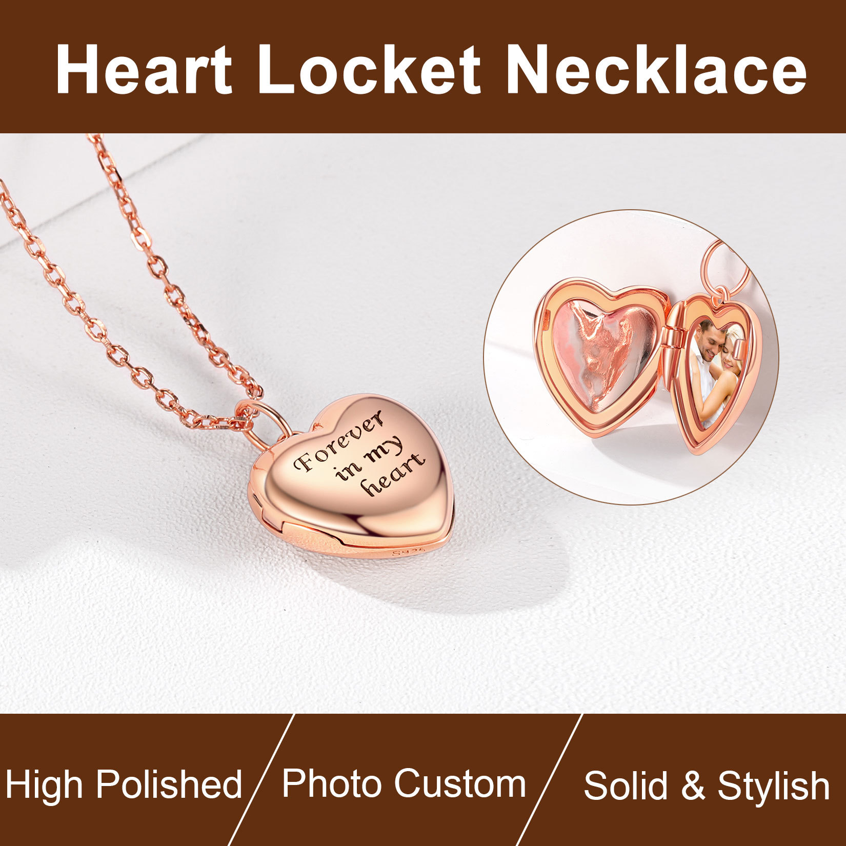 Personalized Photo Necklace for Women